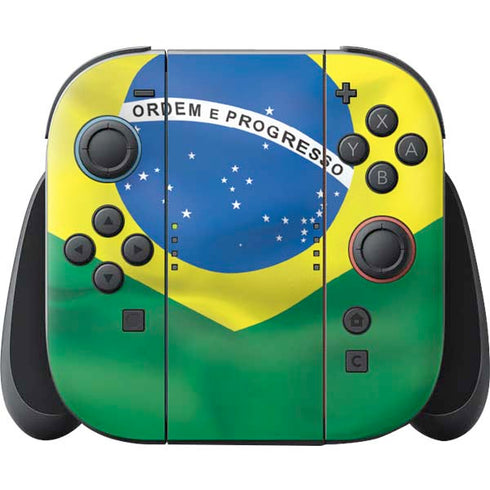 Brazil Flag Nintendo Skins